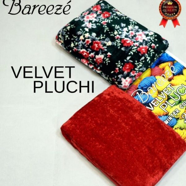 Digital Printed Velvet Pluchi 2pc Same as Original Bareeza - shoppinway-emc-070